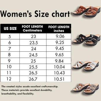 Ease Sandal – 2023 Soft Bottom Massage Orthopedic Wedge Slide Sandals