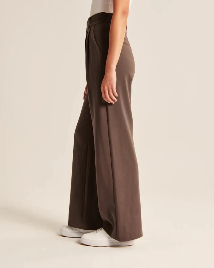 HIGH WAIST TAILORED WIDE LEG PANTS BUY 2 Free shipping