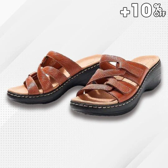 Ease Sandal – 2023 Soft Bottom Massage Orthopedic Wedge Slide Sandals