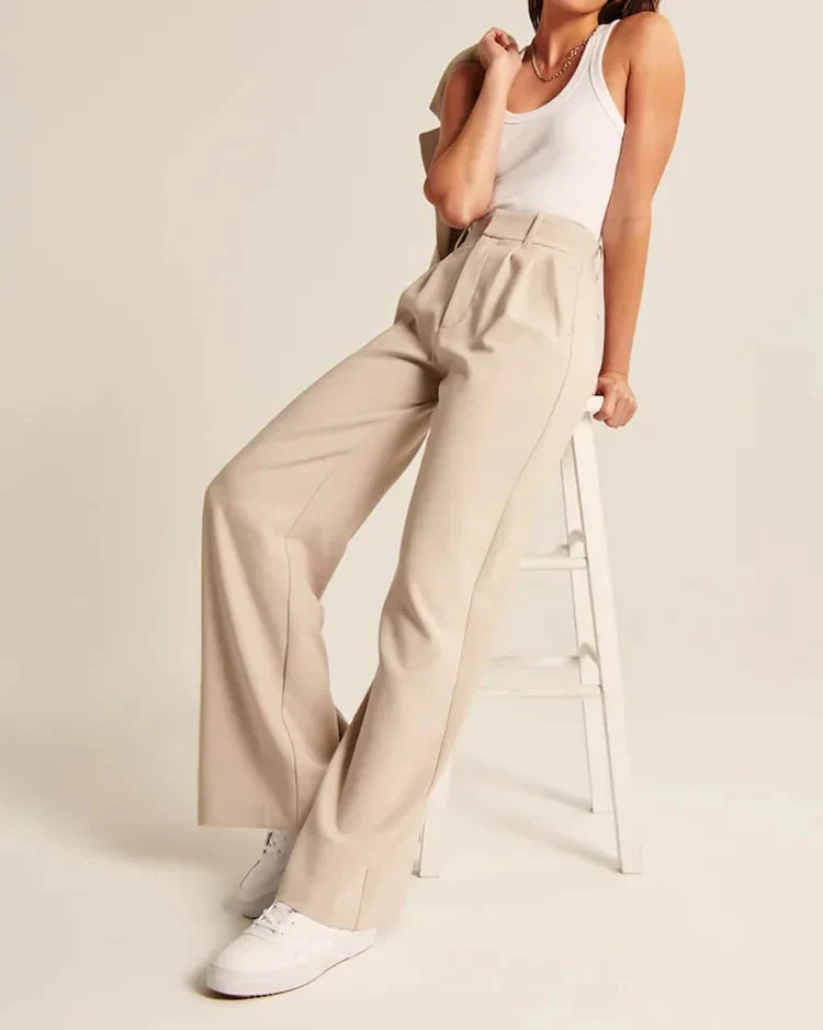 HIGH WAIST TAILORED WIDE LEG PANTS BUY 2 Free shipping