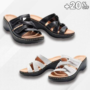 Ease Sandal – 2023 Soft Bottom Massage Orthopedic Wedge Slide Sandals